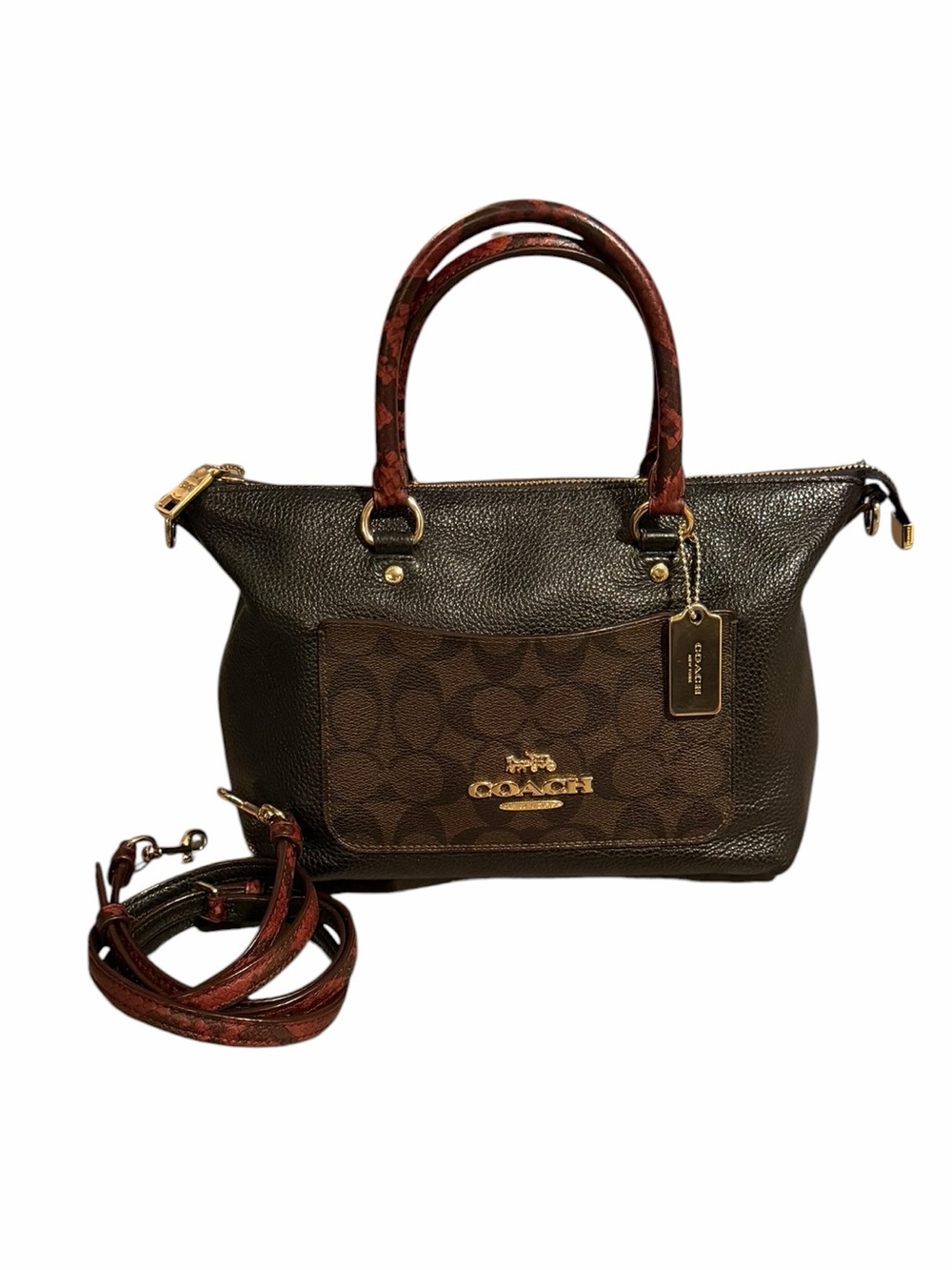 Coach Mini Emma Satchel EUC